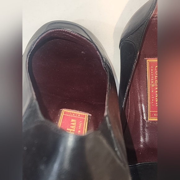 Cole Haan Black Leather Loafers - Picture 4 of 13